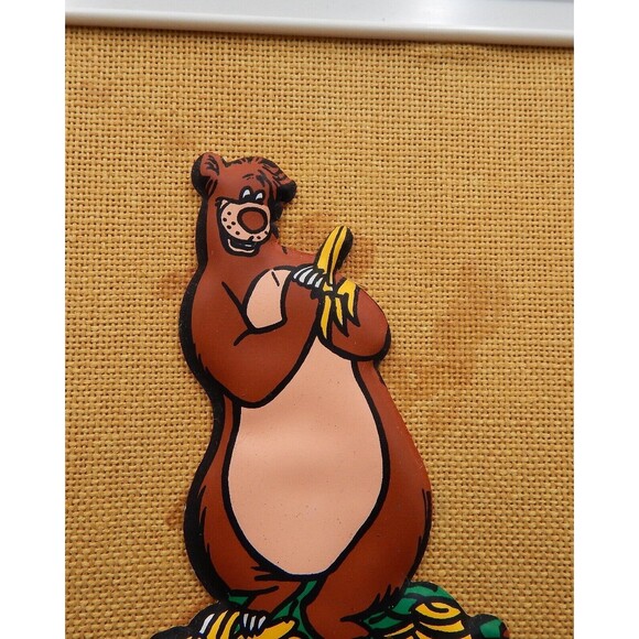 Walt Disney Puffy Baloo 2-D Jungle Book Wall Art Picture Frame 1960s Hanging - Picture 6 of 6